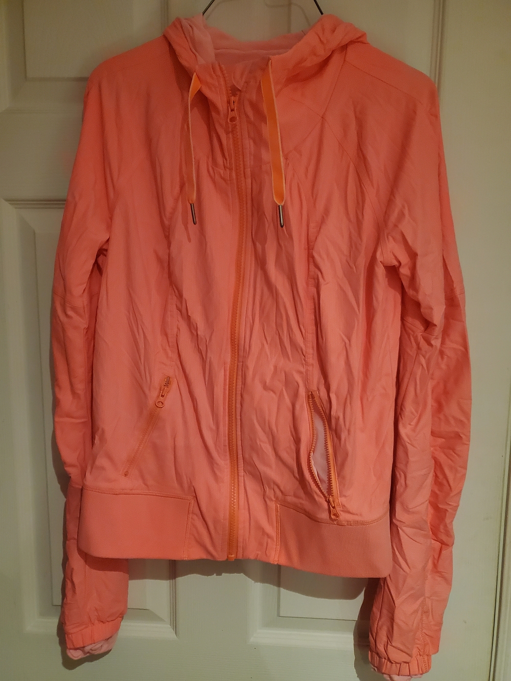 Lululemon Lined Coral Hooded Jacket - Women Sz 8